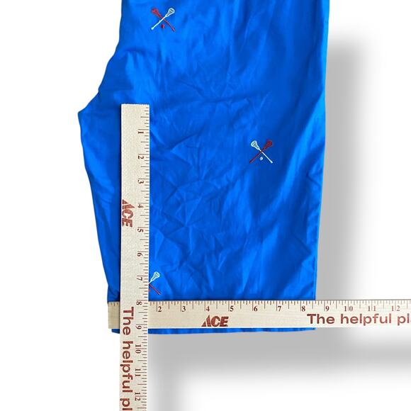 Vineyard‎ Vines Boys Blue Lacrosse Embroidered Shorts Size 16 Preppy - Picture 4 of 11